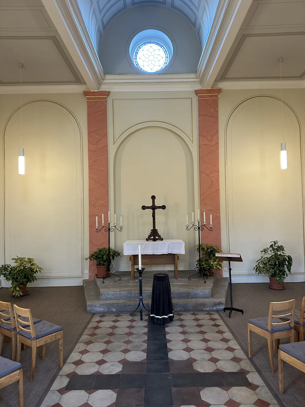 Kapelle mit restaurierter Ausmalung