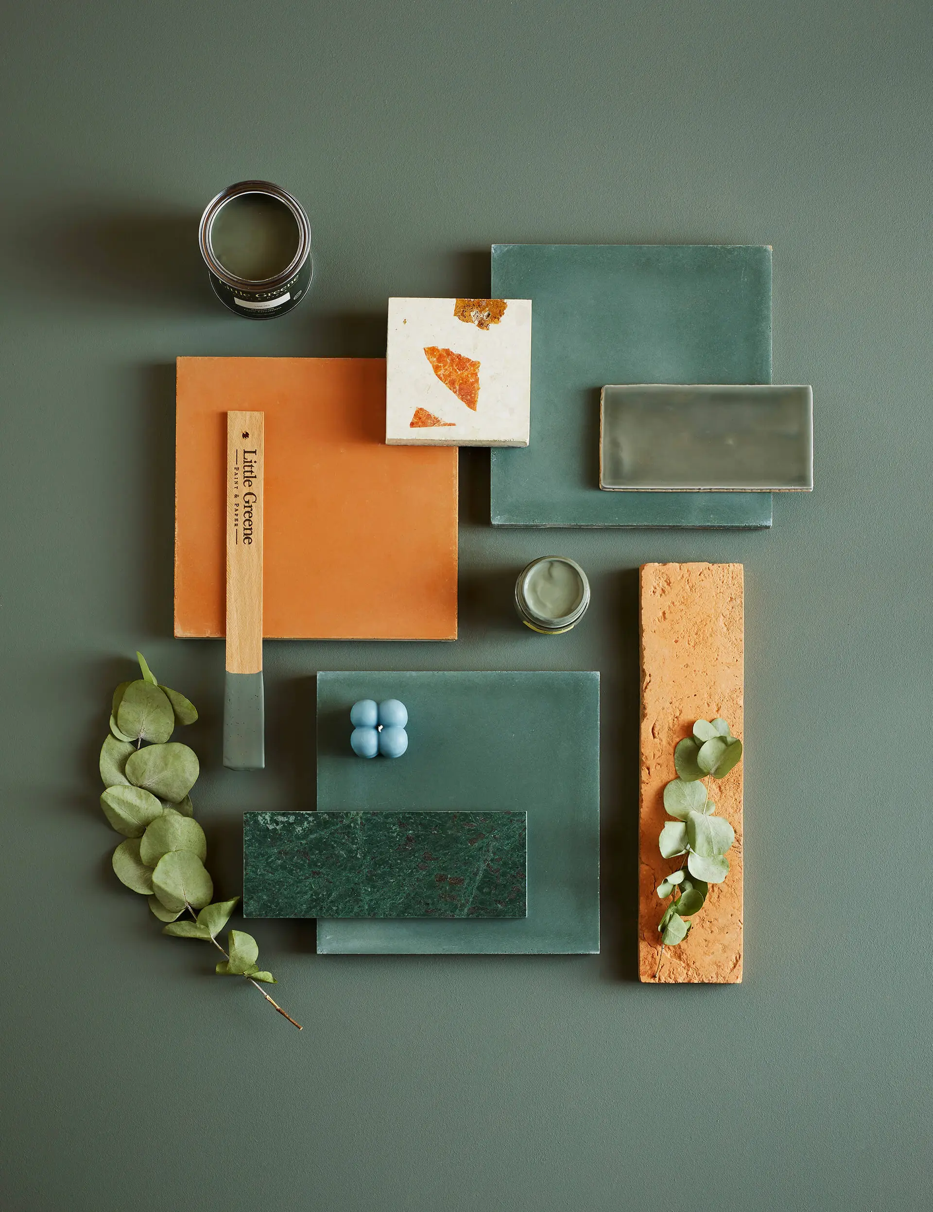 Materialmoodboard Little Greene Livid