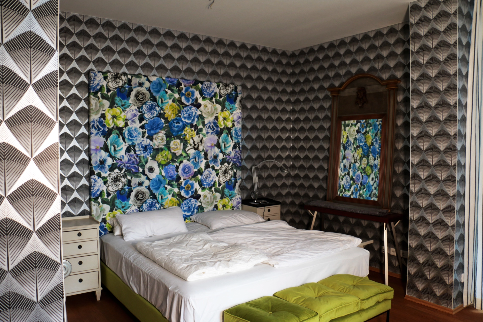 Apartment am Rosengarten – Schlafzimmer